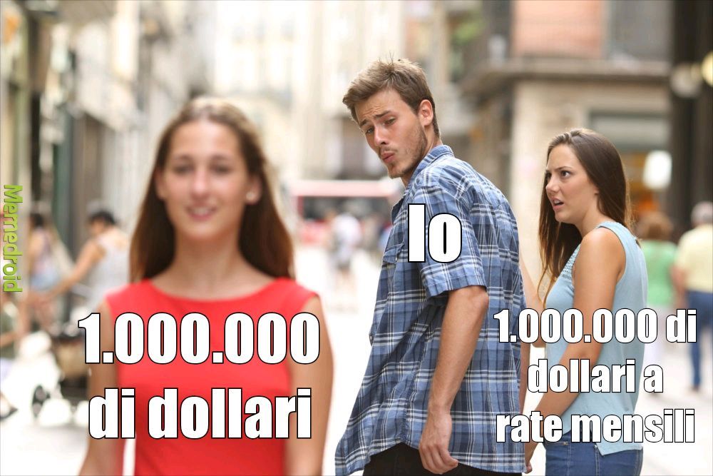 1.000.000 di dollari - meme