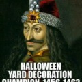 Dark Halloween decoration meme