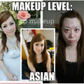 Makeup level asian