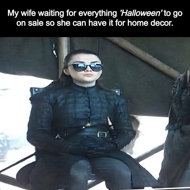 Waiting for the Halloween sales - meme
