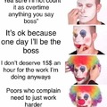 Clown make up meme