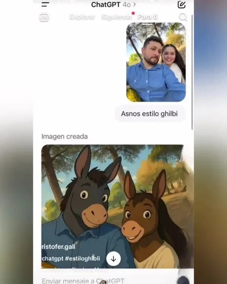 Asnos estilo ghibli - meme