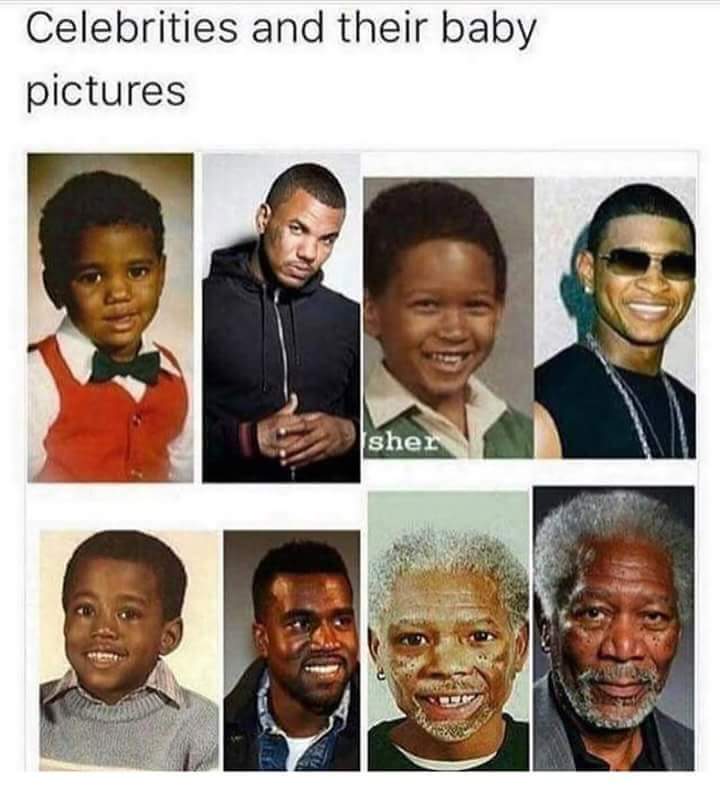 Just black celebrities though. - meme