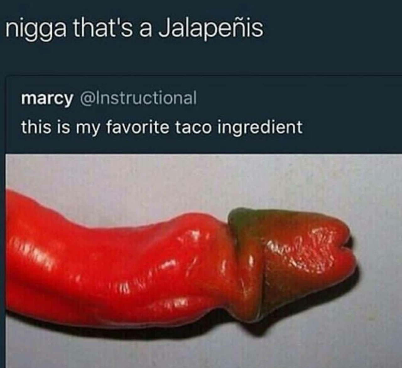 Spicy gum - meme