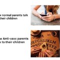 Ho Anti-vaxx parents talk to their children