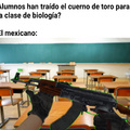 En México le dicen cuerno de chivo (toro) al ak-47