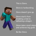 be like Steve