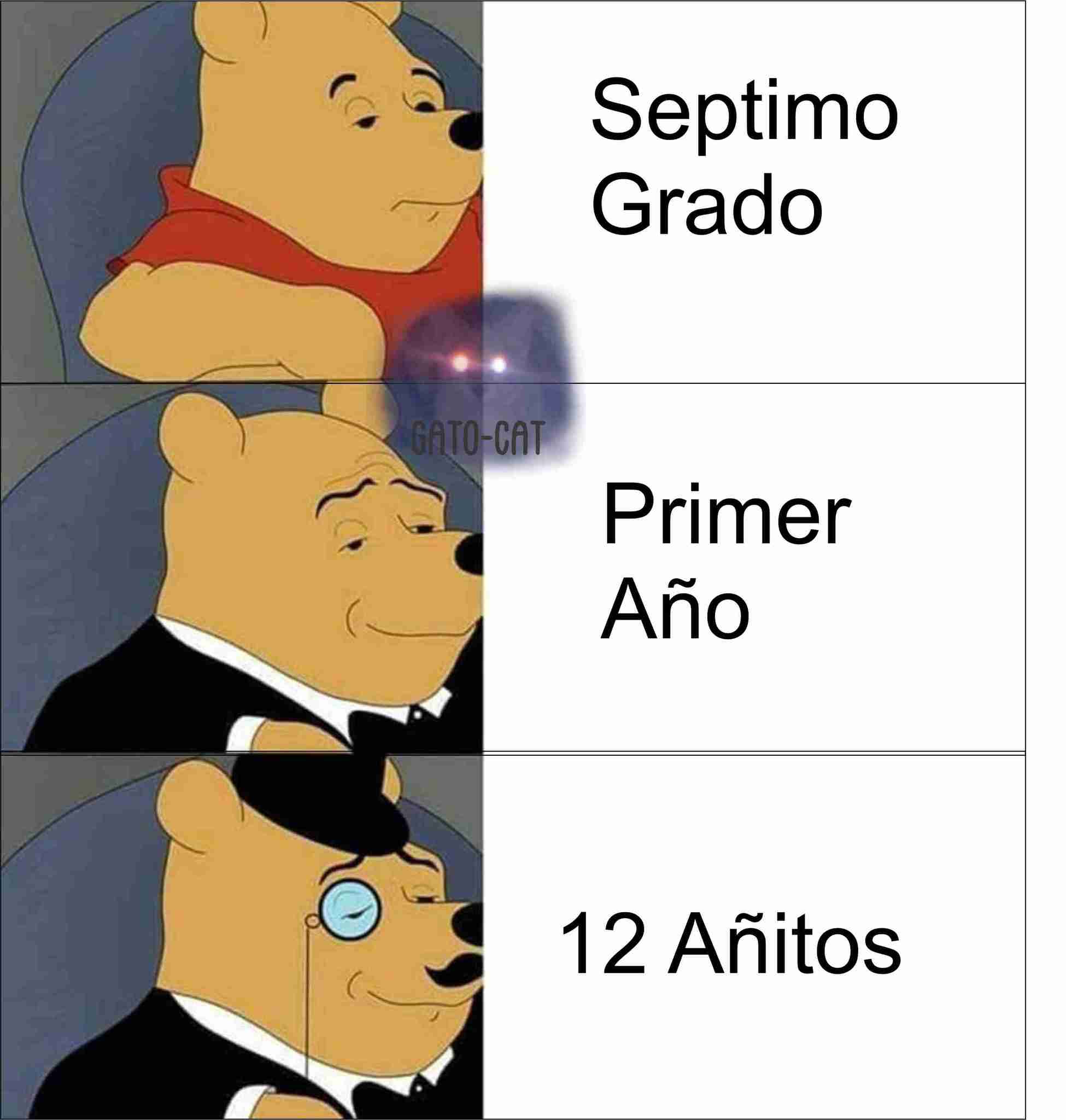 Aca en Perú en iniceal se nombra cada grado 3 añitos 4 añitos y así sucesivamente - meme