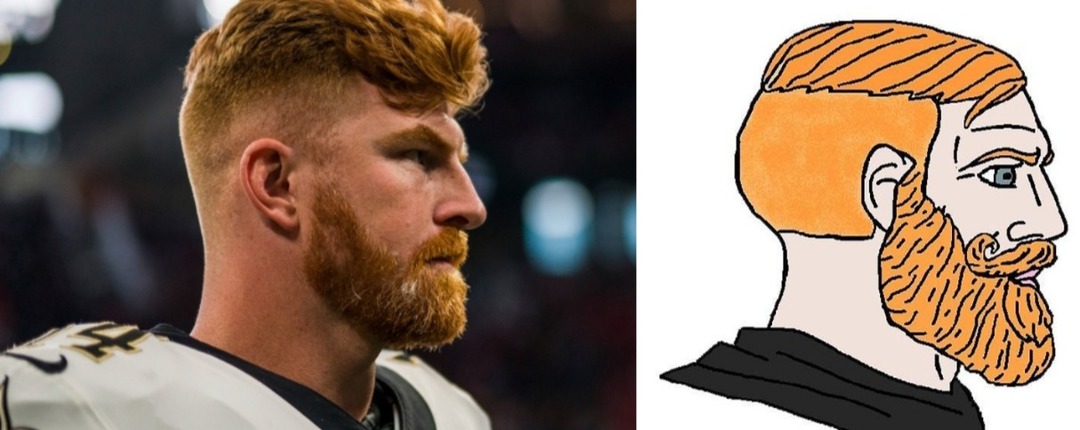 Andy Dalton is Ginger Chad - meme