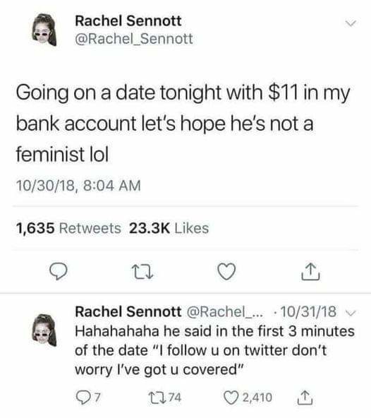 Feminist in real life.... - meme