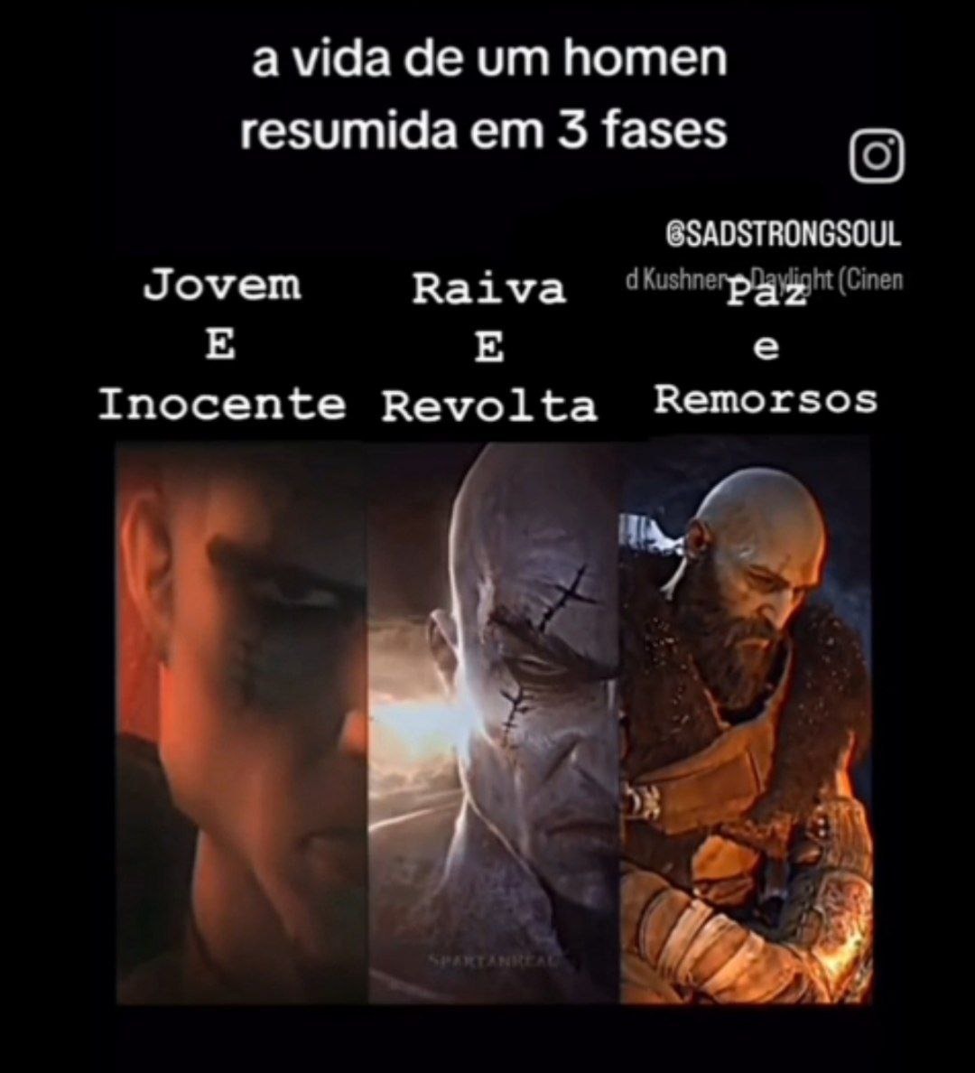 Vida do homem - meme