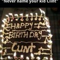 Happy birthday to a special CLINT