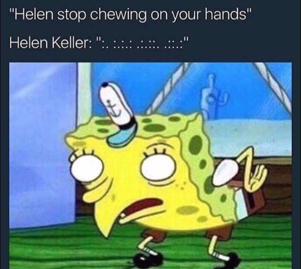 HelenKeller - meme