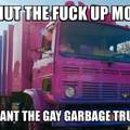 gay garbage truck