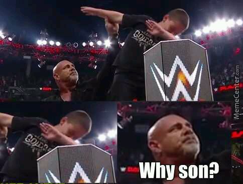 Goldberg is disappointed - meme