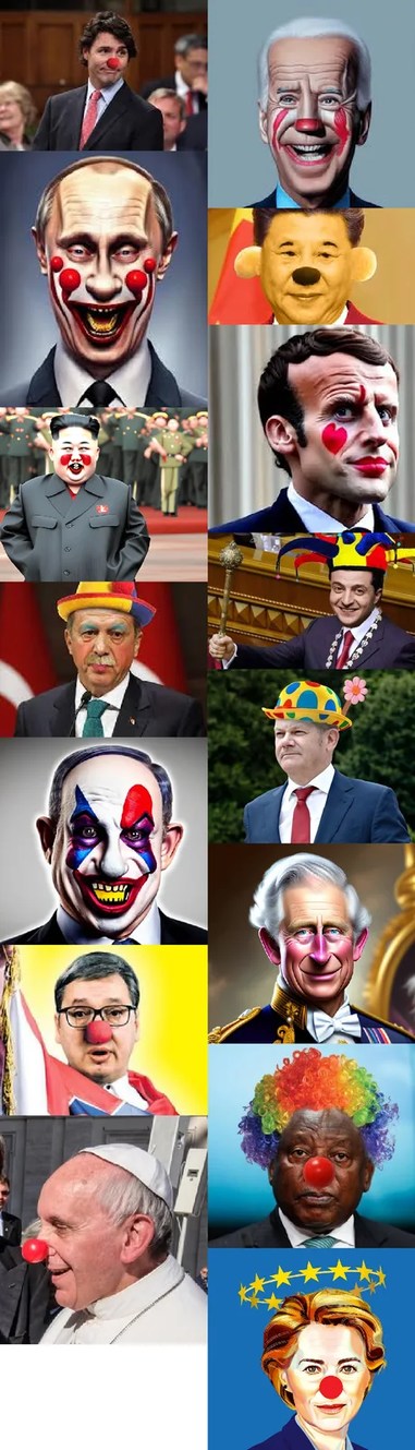 Clown leaders - meme