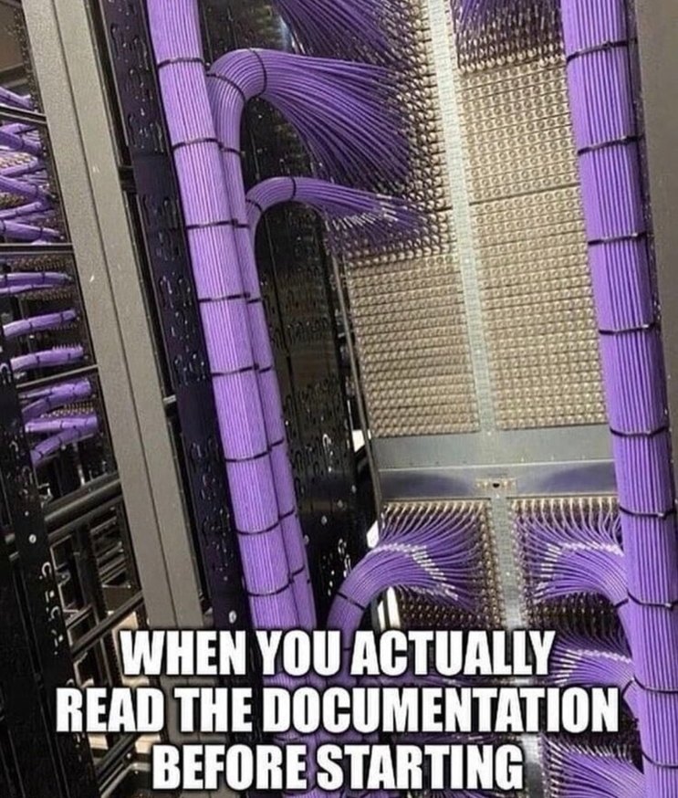 When you actually read the docs and it works first try - meme