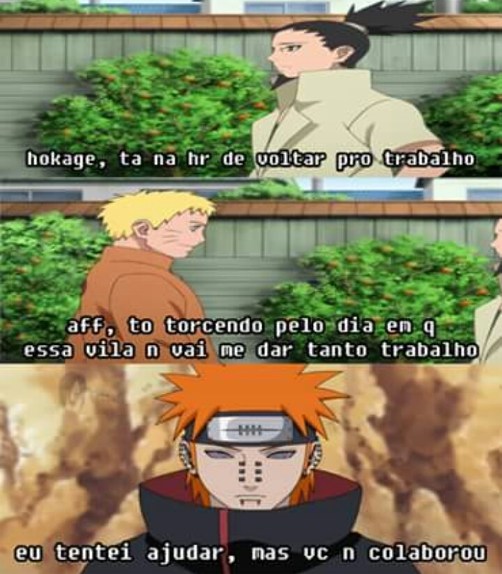 Meme Naruto, Boruto, Em português, traduzido do inglês