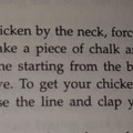 How to hypnotize a chicken.