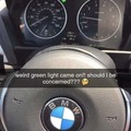 Bmw driver confused