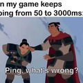 Ping what's wrong