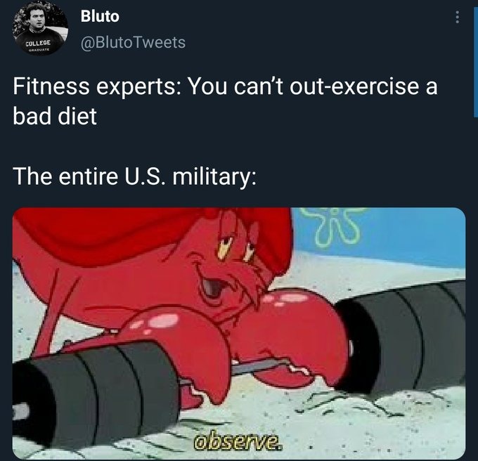 you literally can. The US Marine Corps is proof that you can be an alcoholic and jacked at the same time - meme