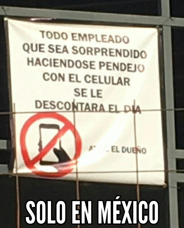 Solo en México - meme