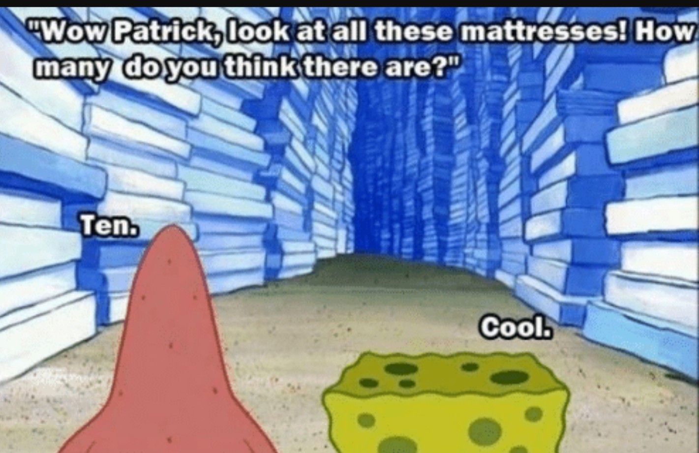 mattress stores everywhere meme