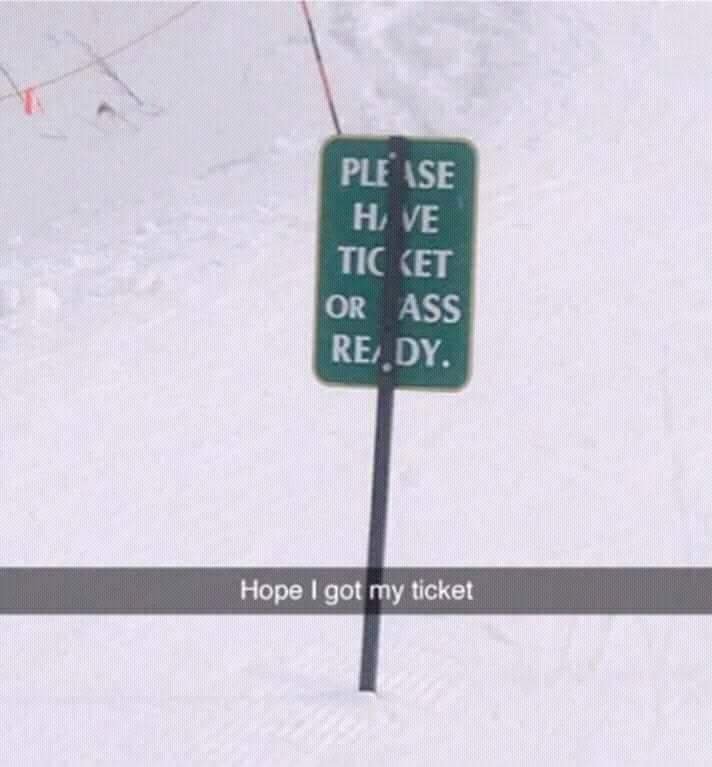 Good thing i got the ticket - meme