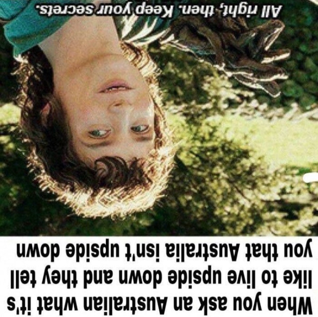 upside down - meme