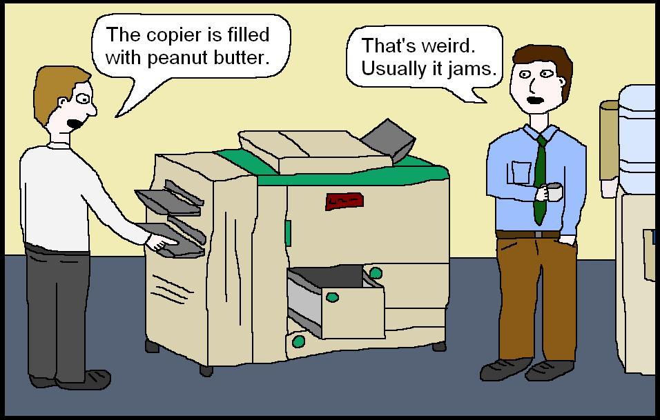 dongs in a copier - meme.