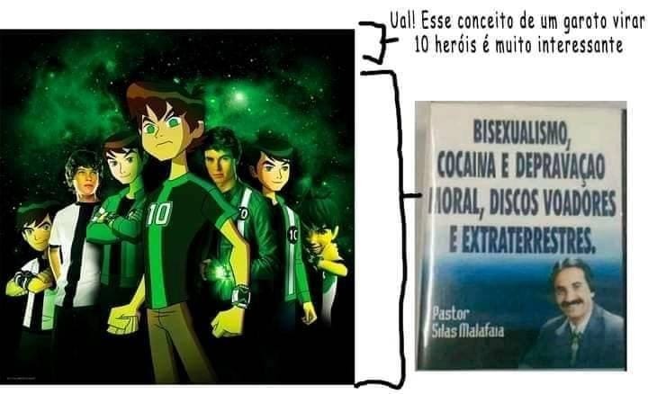 Ben 10 trans-espacial kkkkkk - meme