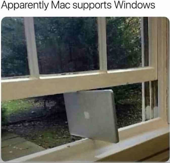 Weak mac - meme