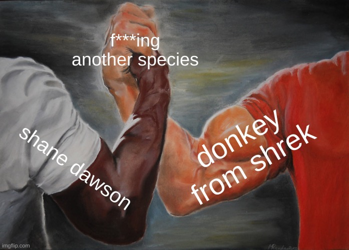 shane and donkey - meme