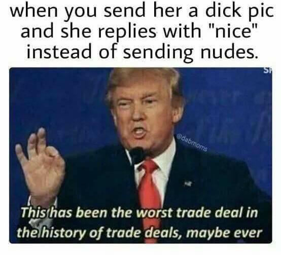 Worst trade ever - meme