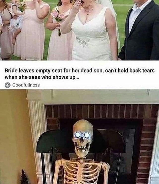 spooky wedding meme