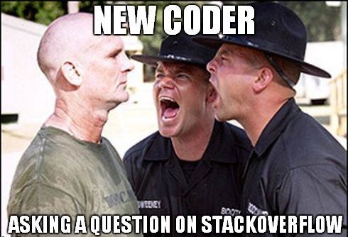 Stackoverflow moderators suck - meme