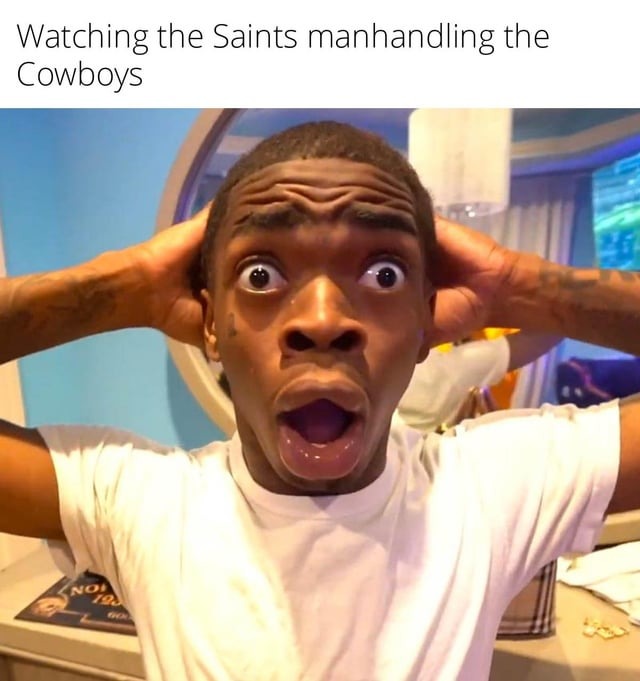 Saints vs Dallas Cowboys meme