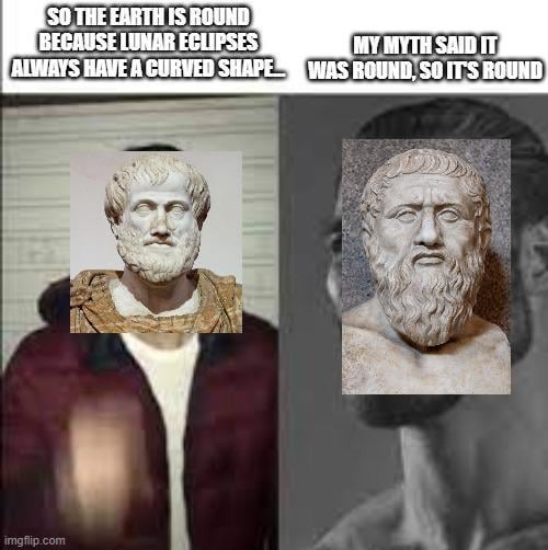 The Earth is round cus - meme
