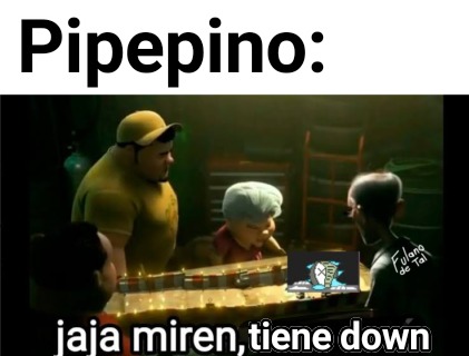 Sabían que la voz de la Viejita de esa película es de un hombre - meme