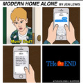 Modern home alone