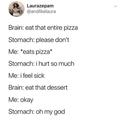 Eat that entire pizza