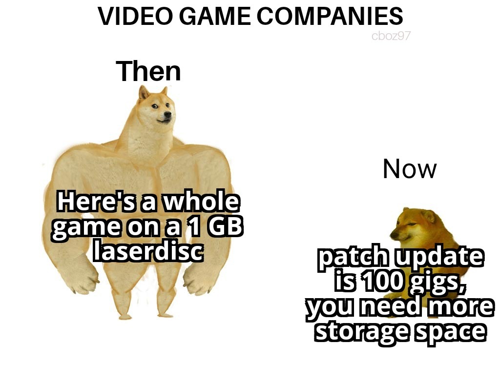 Modern game devs - meme