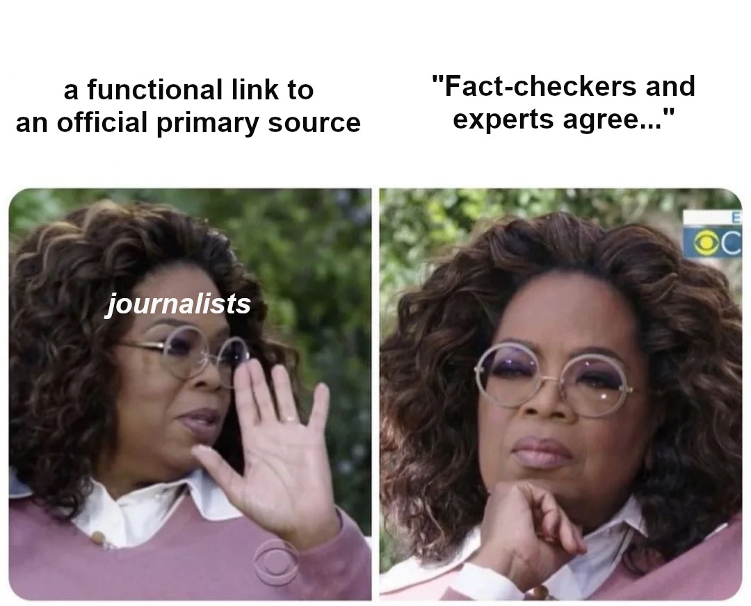 "Experts say" - meme