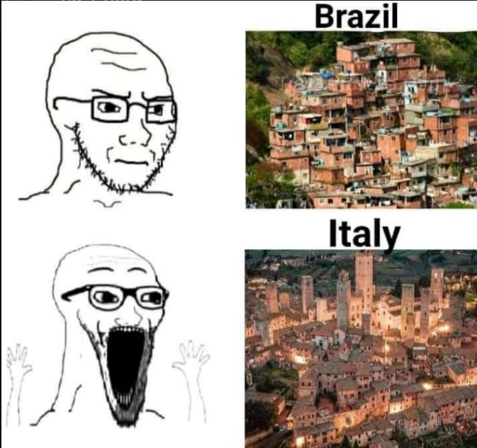 Favela de rico - meme