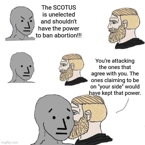 Ever get trolled by the highest court in the land? - meme