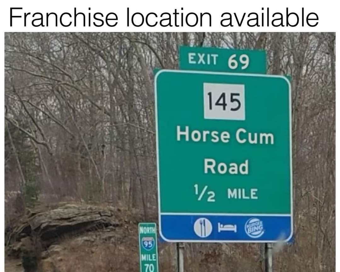 I'm hungry, let's pull over here. - meme