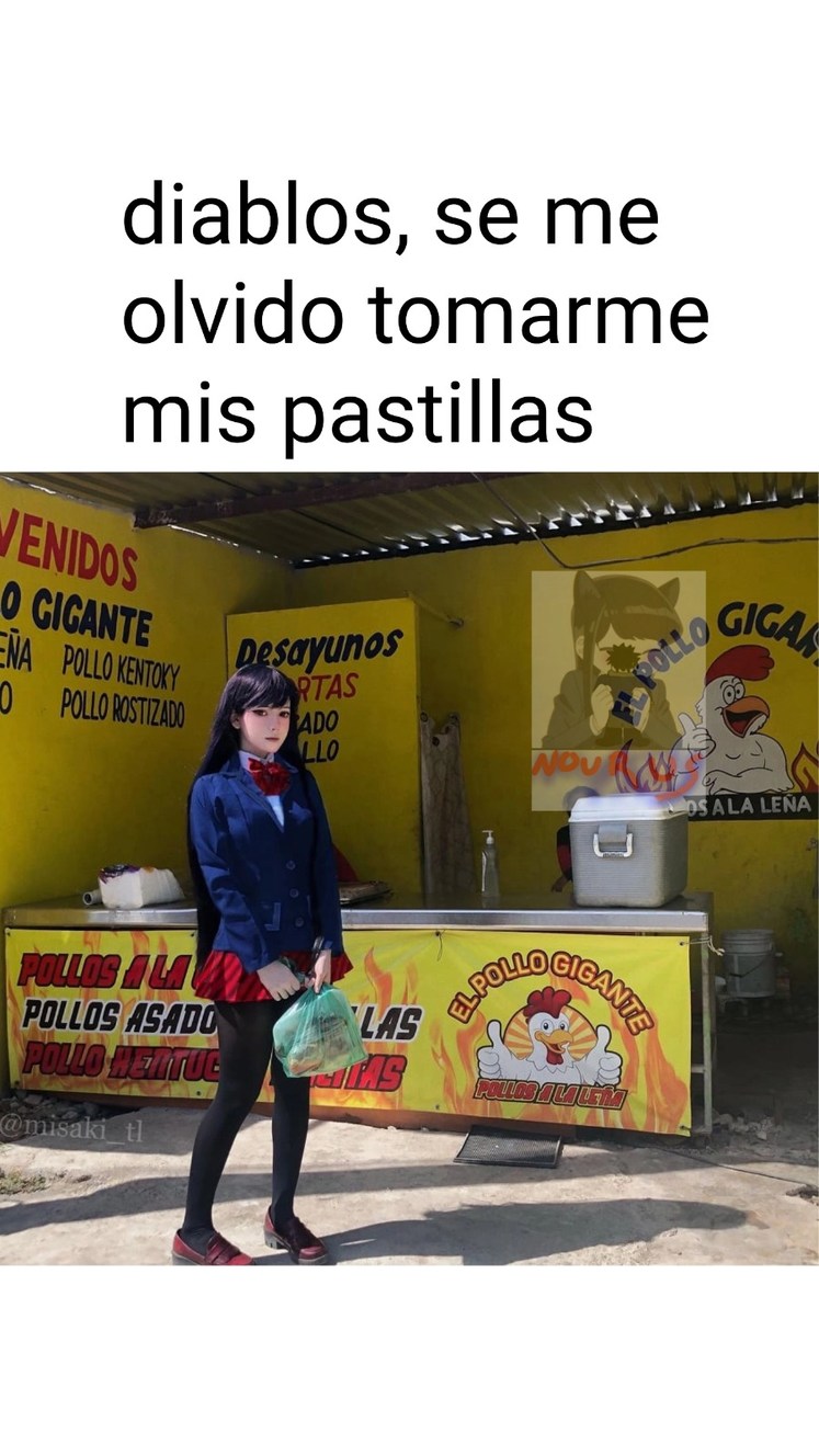 Diablos se me olvido tomarme mis pastillas - meme