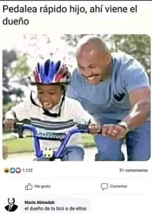pedalea rápido - meme