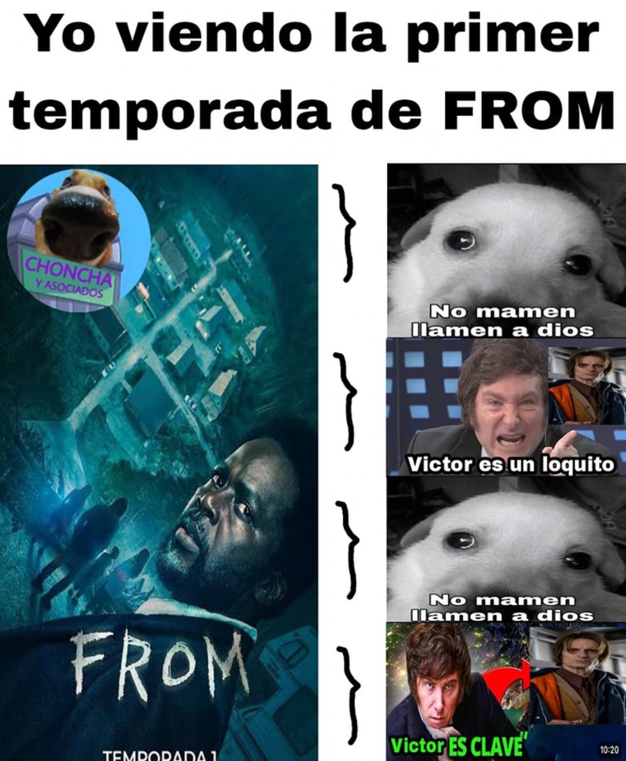 viendo FROM y me vuelvo loco - meme